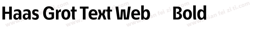 Haas Grot Text Web 75Bold字体转换